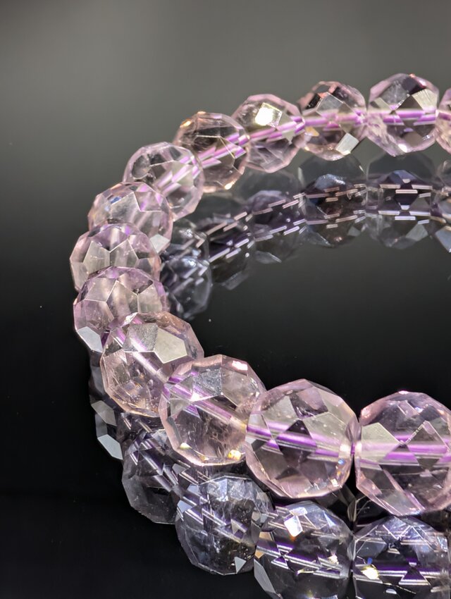 パワーストーン】 アメトリン(紫黄水晶) 9.5～10mm ブレスレット