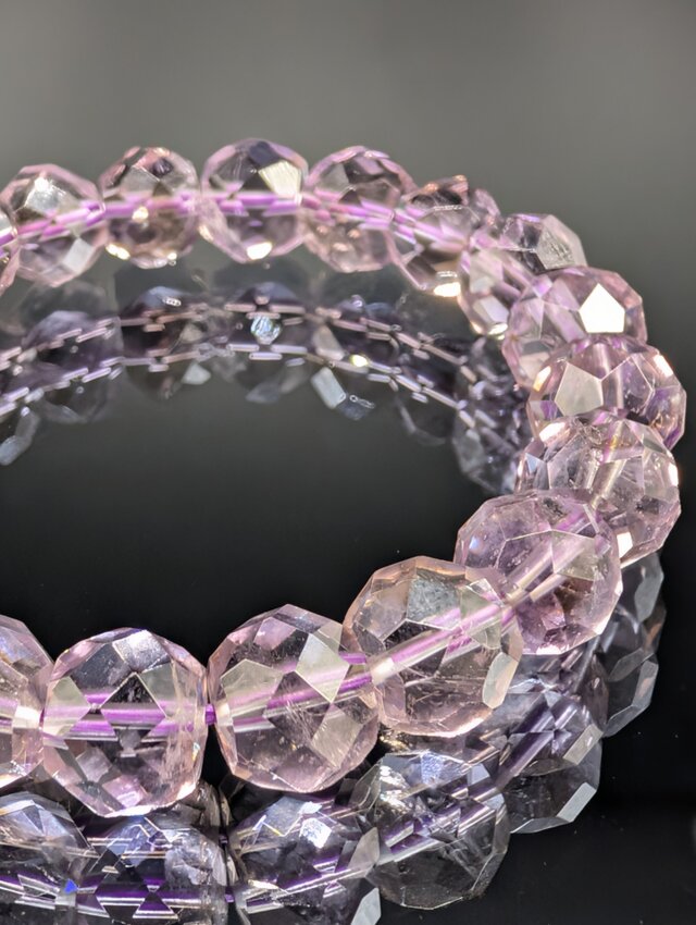パワーストーン】 アメトリン(紫黄水晶) 9.5～10mm ブレスレット