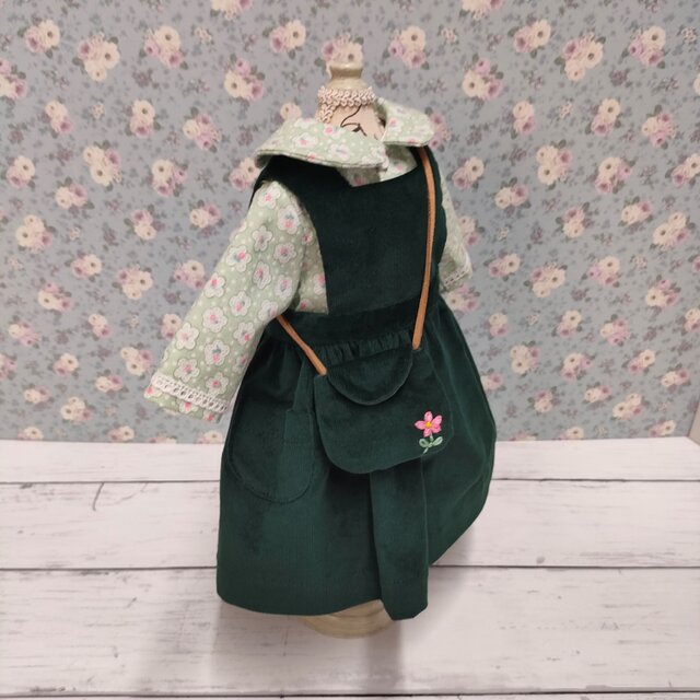 人形　洋服　ハンドメイド 2027 着せ替え人形の服 ㊳ <春まつ雪うさぎ> | iichi 日々の暮らしを