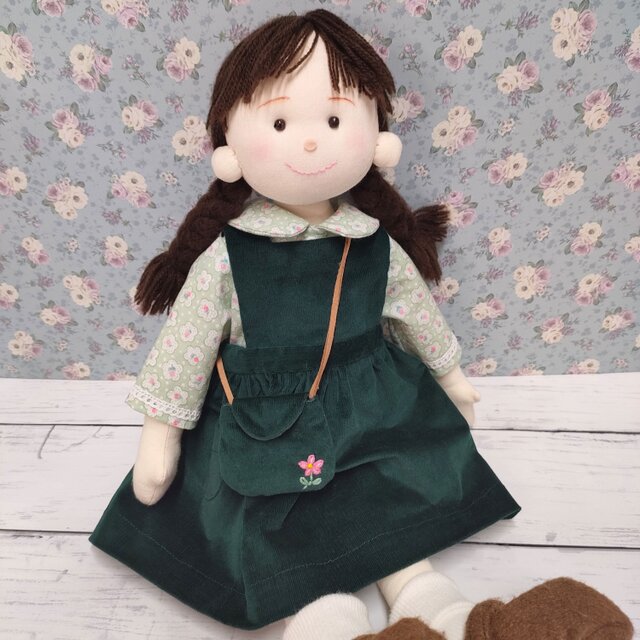 人形　洋服　ハンドメイド 2027 5点セットビクトリアメイド服 20cm 着せ替えぬいぐる服 ぬいぐるみ