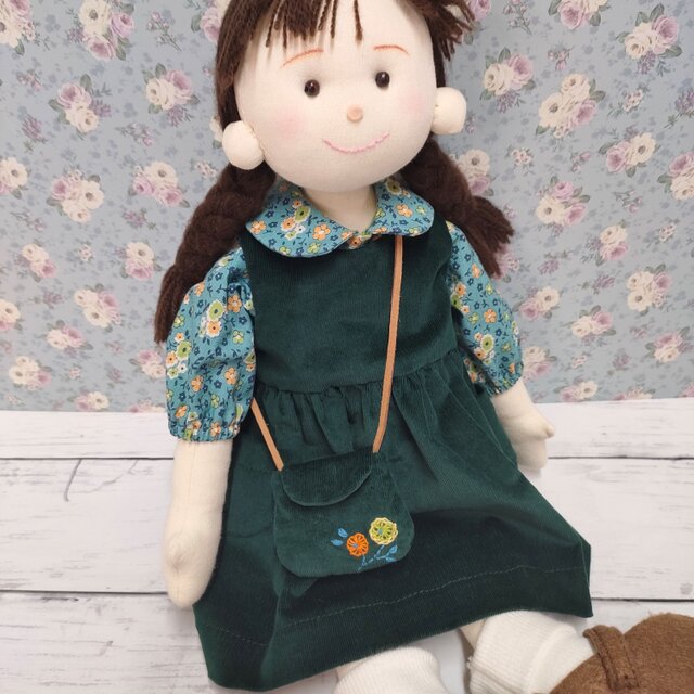 りそきち ハンドメイド着せ替え服 着せ替え人形の服 ㊴ <春まつ雪うさぎ> | iichi 日々の暮らしを