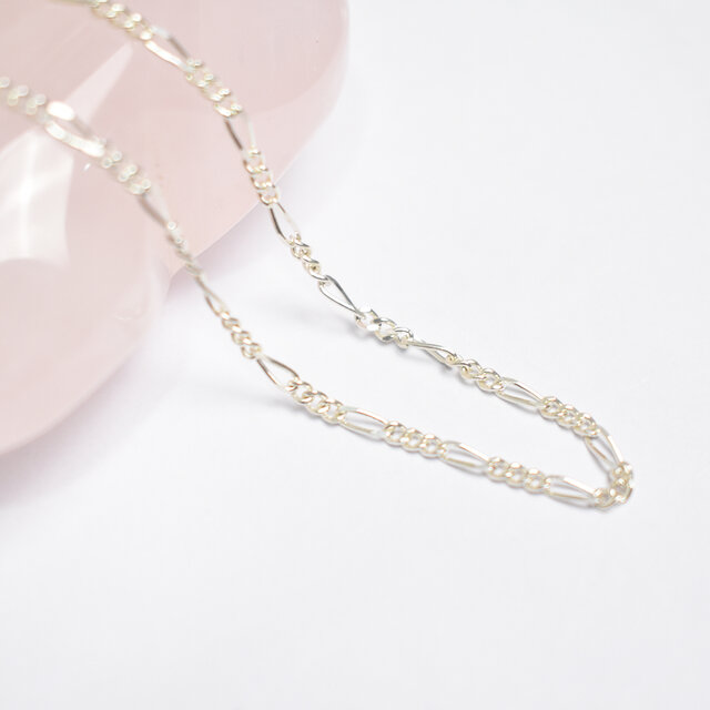 シルバー925 フィガロチェーン ネックレス 38cm | iichi 日々の暮らし