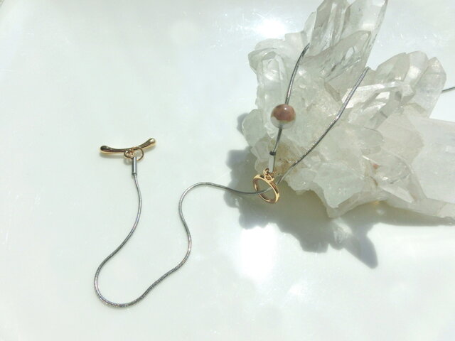 misty blue necklace | iichi 日々の暮らしを心地よくするハンドメイド