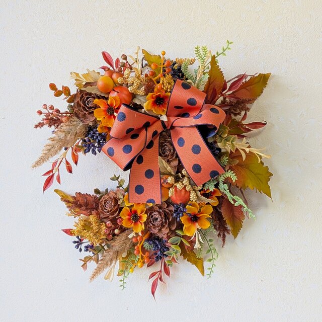 ハロウィン早割企画！！大人が飾りたいHalloweenの三日月リース