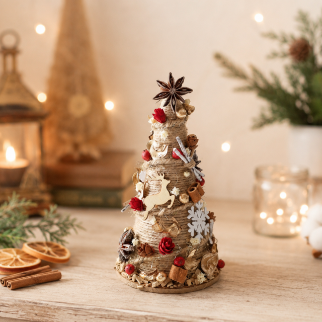 早割/ Rustic Twine Tree✦Natural/クリスマスツリー Xmas クリスマス