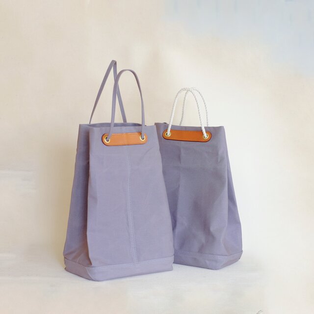 酒袋型バッグ/グレー | iichi 日々の暮らしを心地よくするハンドメイド