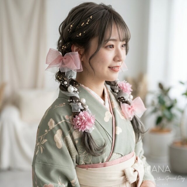 特別な日をもっとキュートに♡】成人式 卒業式 袴 振袖 前撮り 結婚式