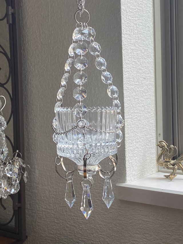 吊り下げガラスホルダー シャンデリア ｜ Lumière Glass（ルミエール