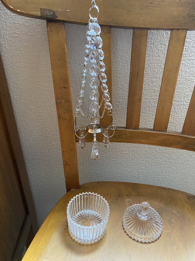 吊り下げガラスホルダー シャンデリア ｜ Lumière Glass（ルミエール
