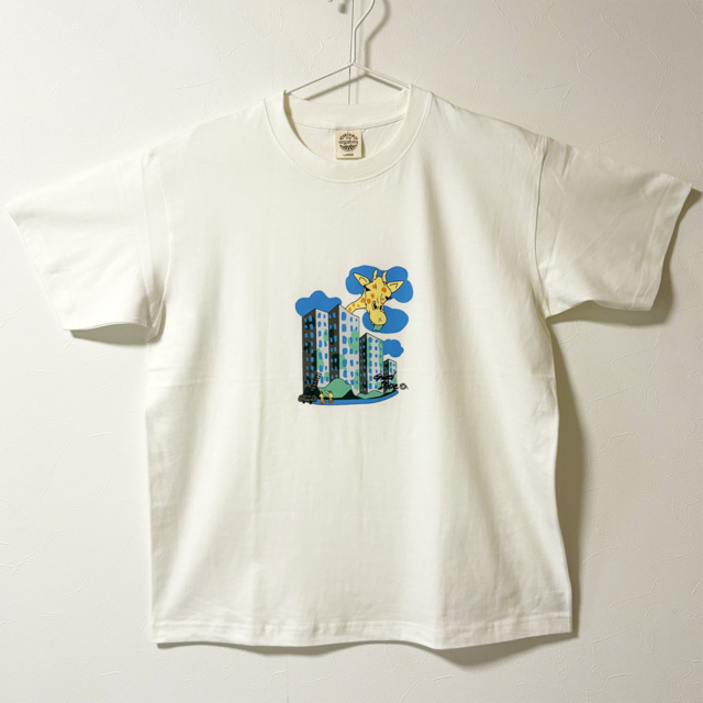 受注制作】アートTシャツ（オーガニックコットン）／手刷り多色シルク