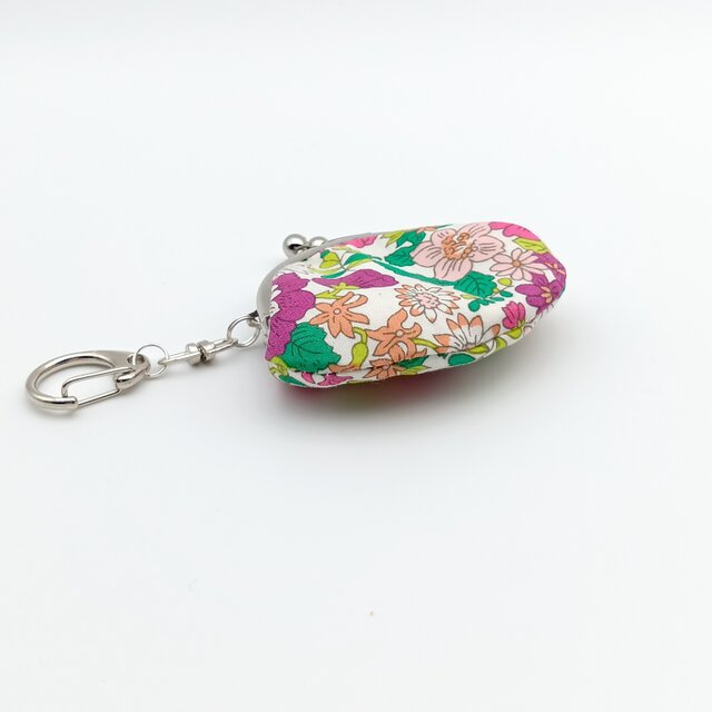 リバティ ミニがま口キーホルダー 小銭入れ 5cm口金 アクセサリー