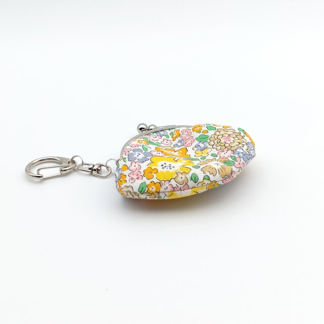 リバティ ミニがま口キーホルダー 小銭入れ 5cm口金 アクセサリー