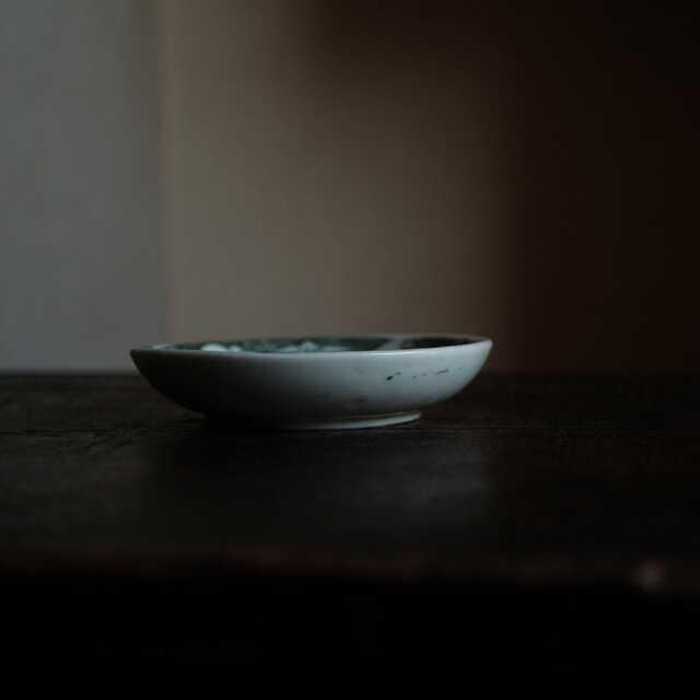 鶴と松竹梅◇時代印判小皿 antiques 骨董 古民家 古道具 丁寧な暮らし