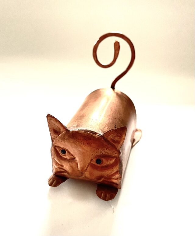 猫のペーパーウェイト兼メモスタンド No.2 | iichi 日々の暮らしを