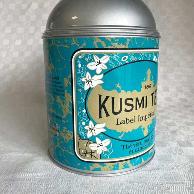 KUSMI TEA 紅茶缶 大型缶 空き缶 パッケージのみ 12otdf1-1 | iichi