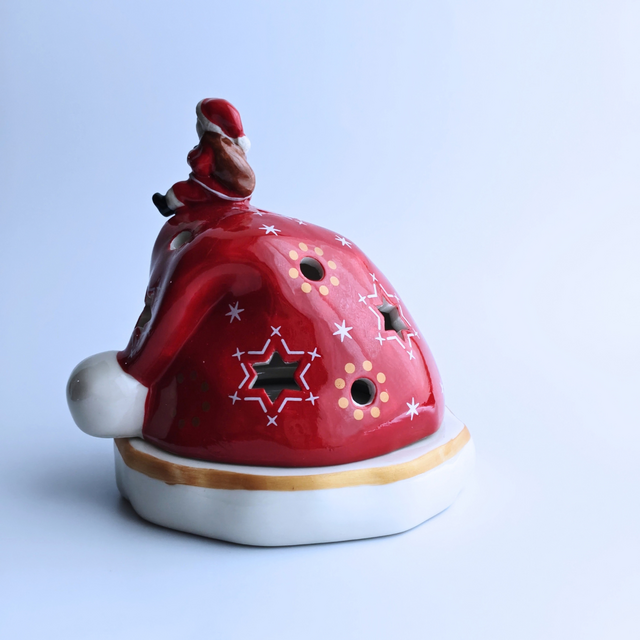 ☆Villeroy&Boch 教会クリスマスキャンドルホルダー① Villeroy & Boch ｜ ビレロイ＆ボッホ クリスマス サンタクロース