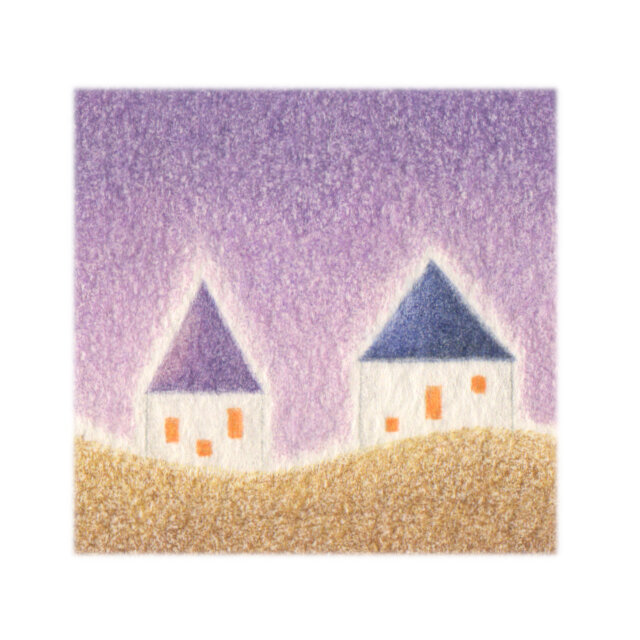原画 · 色鉛筆画 】今宵の月に祈りを | iichi 日々の暮らしを心地よく