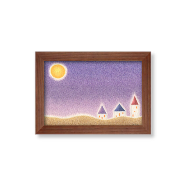原画 · 色鉛筆画 】今宵の月に祈りを | iichi 日々の暮らしを心地よく