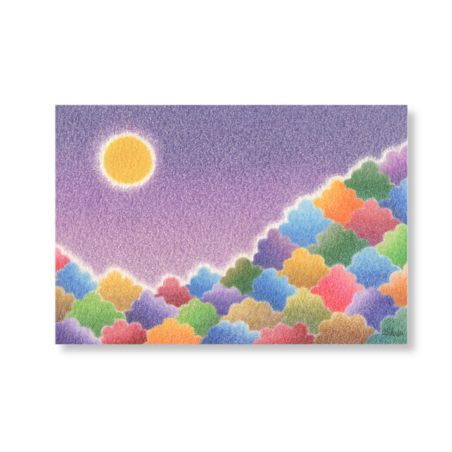 原画 · 色鉛筆画 】夜の楽しみ | iichi 日々の暮らしを心地よくする