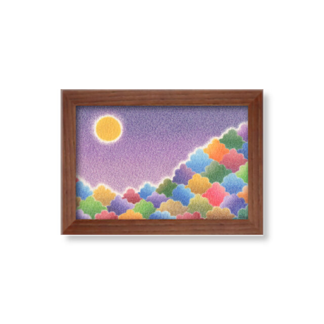 原画 · 色鉛筆画 】夜の楽しみ | iichi 日々の暮らしを心地よくする