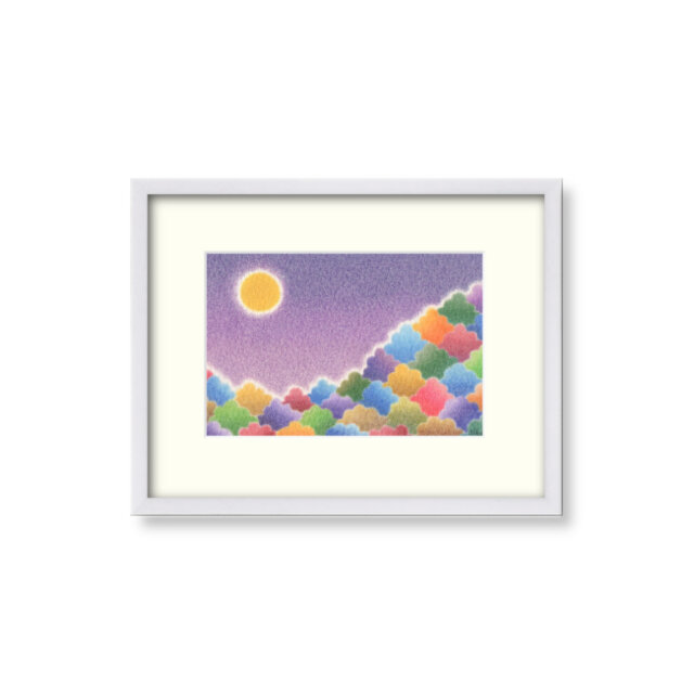 原画 · 色鉛筆画 】夜の楽しみ | iichi 日々の暮らしを心地よくする