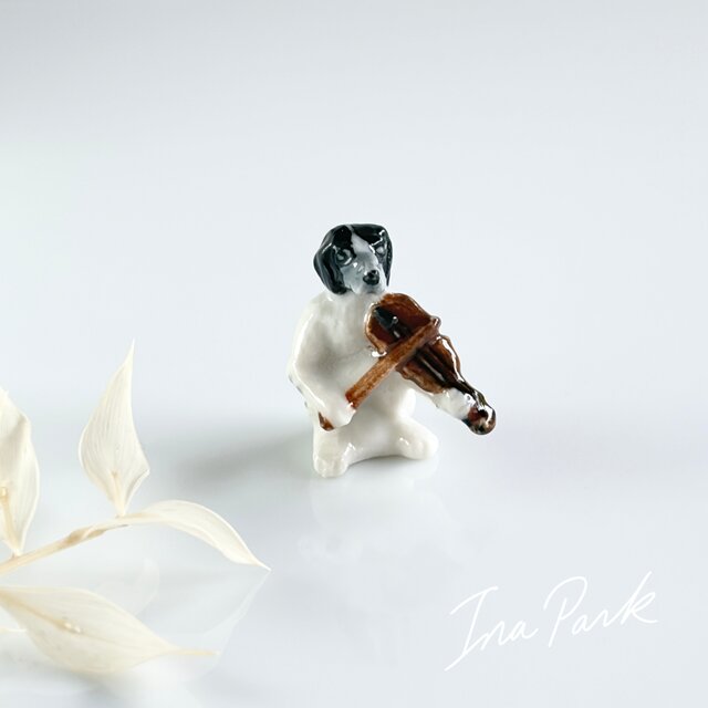 犬のヴァイオリニストのフェーブ フランス製 | iichi 日々の暮らしを