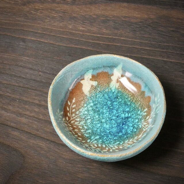 みずたまり豆皿 no.33 鳥たち | iichi 日々の暮らしを心地よくする