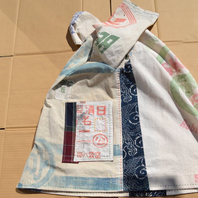 使い込まれた粉袋 ジャケット J-124 | iichi 日々の暮らしを心地よく