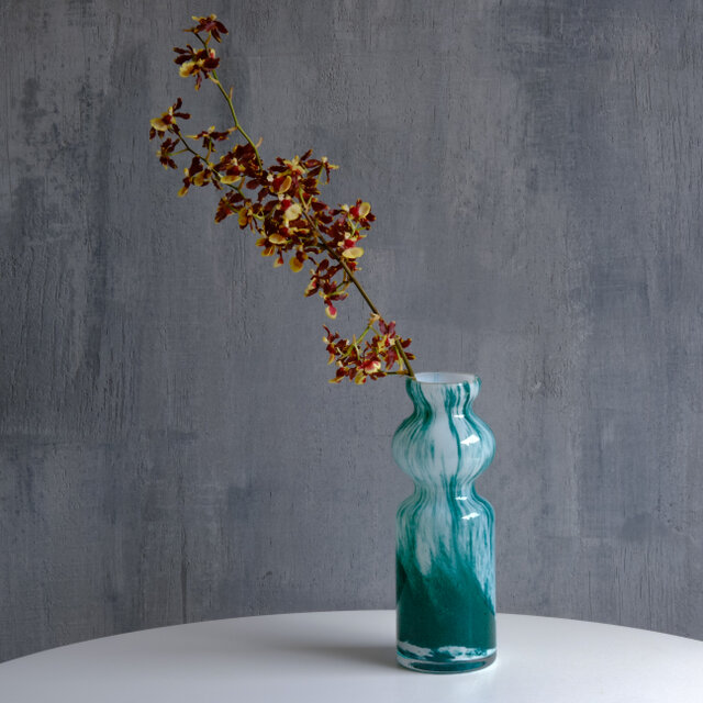 Opaline Florence Vintage Glass Vase / ヴィンテージ / ガラス花瓶の