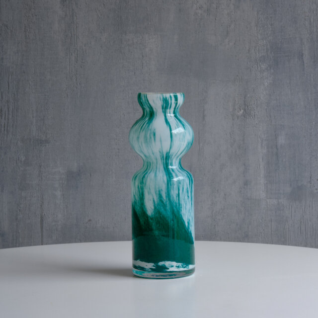 Opaline Florence Vintage Glass Vase / ヴィンテージ / ガラス花瓶の