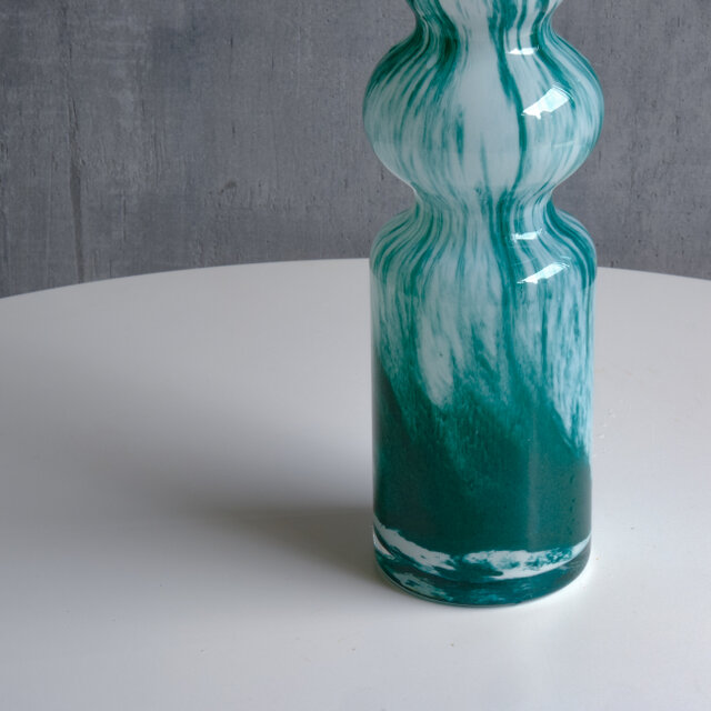 Opaline Florence Vintage Glass Vase / ヴィンテージ / ガラス花瓶の