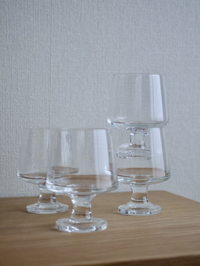 Vintage】デンマーク 図形のグラス（clear - cognac） | iichi 日々の