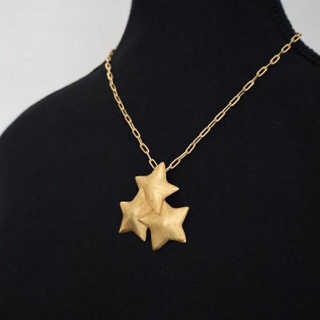ESCADA】1980s ヴィンテージ ゴールド スタークラスター ネックレス