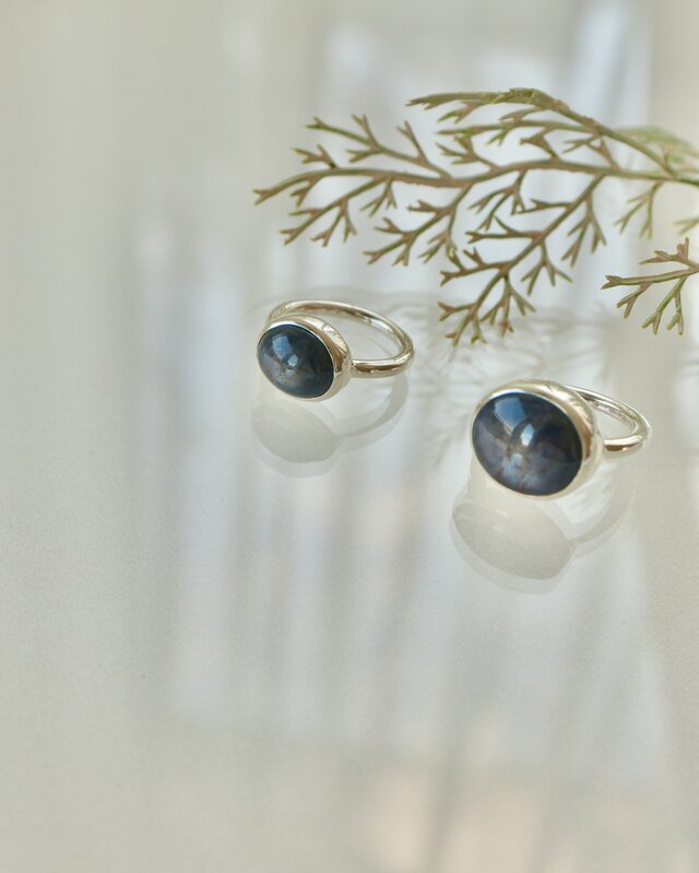 星が浮かぶ神秘のstar sapphire] ring | iichi 日々の暮らしを心地よく