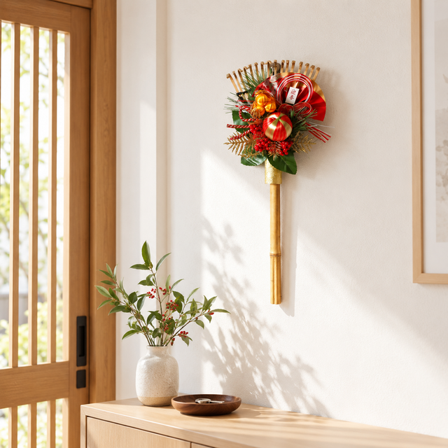 お正月用熊手 早割/ 華やぐ招福❁熊手 /お正月飾り 熊手 和モダン お正月 お正月