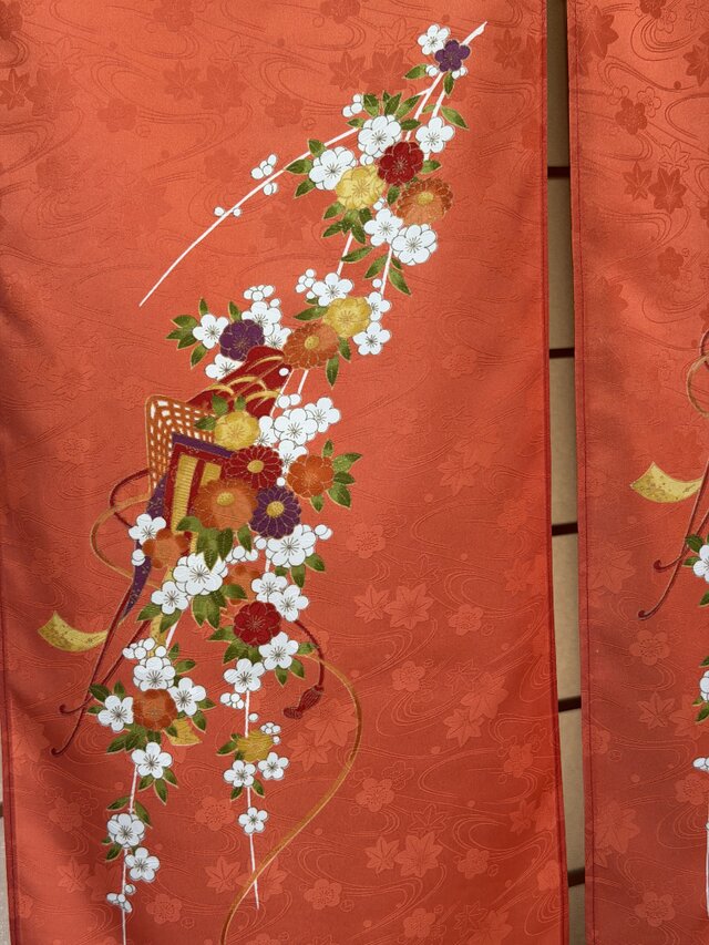 着物訪問着リメイク暖簾お部屋を明るく楽しい我が家 | iichi 日々の
