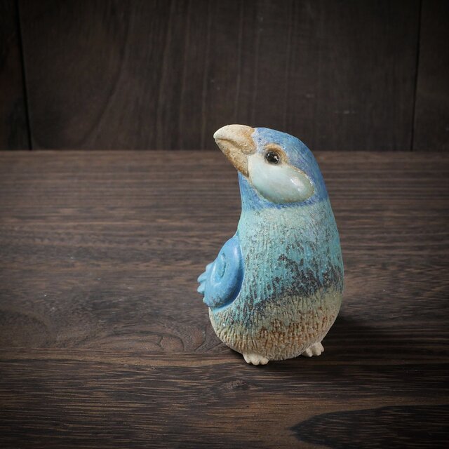 青色の文鳥 no.28 | iichi 日々の暮らしを心地よくするハンドメイドや