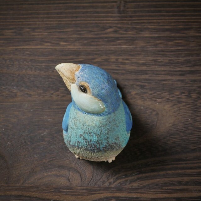 青色の文鳥 no.28 | iichi 日々の暮らしを心地よくするハンドメイドや