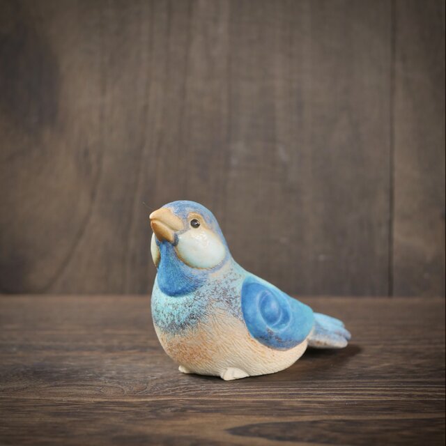 青色の文鳥 no.29 | iichi 日々の暮らしを心地よくするハンドメイドや