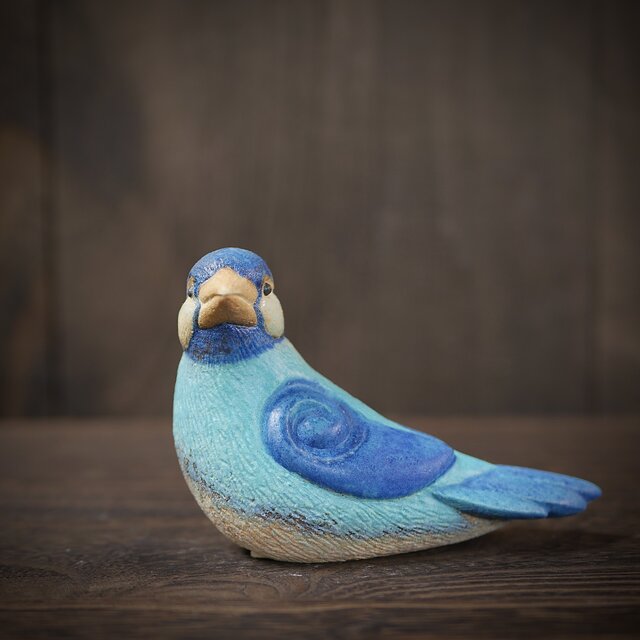 青色の文鳥 no.30 | iichi 日々の暮らしを心地よくするハンドメイドや