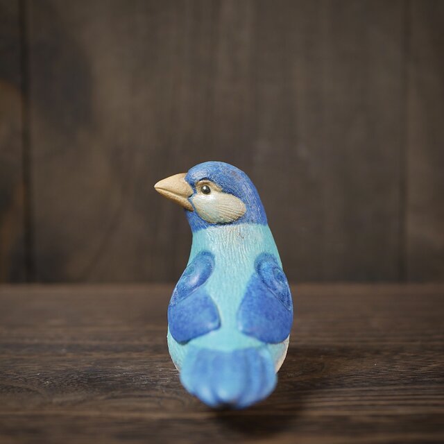 青色の文鳥 no.30 | iichi 日々の暮らしを心地よくするハンドメイドや