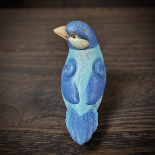 青色の文鳥 no.30 | iichi 日々の暮らしを心地よくするハンドメイドや