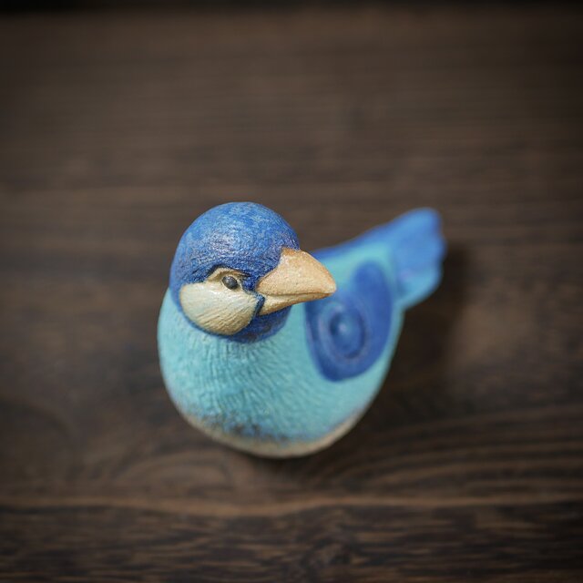青色の文鳥 no.30 | iichi 日々の暮らしを心地よくするハンドメイドや
