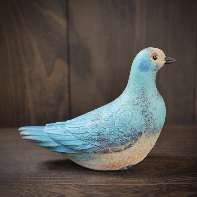 青色の鳩 no.1 | iichi 日々の暮らしを心地よくするハンドメイドや