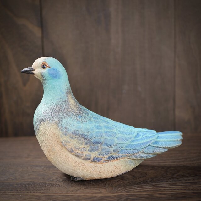青色の鳩 no.1 | iichi 日々の暮らしを心地よくするハンドメイドや