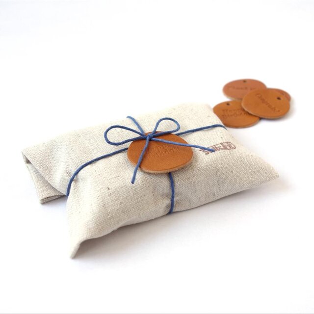 イチ出品！ 本革メッセージタグ（ギフト用） | iichi 日々の暮らしを心地よくする