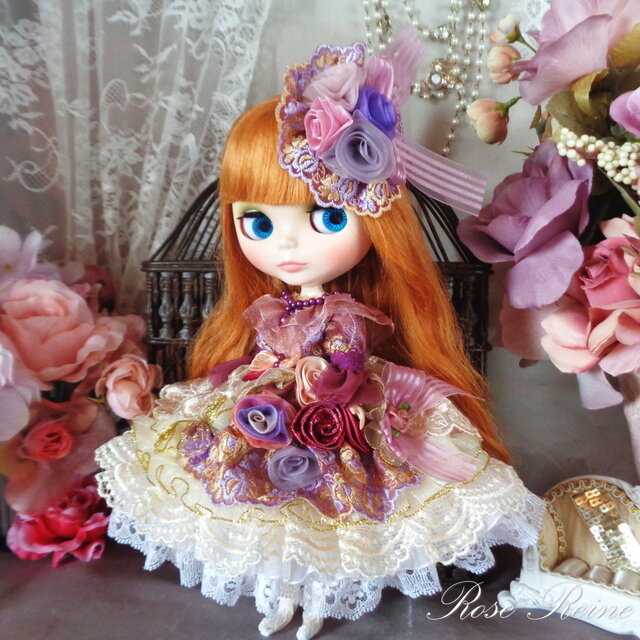 ロリータロマンス 魅惑のアシンメトリー 薔薇の妖精 スモーキーカラー