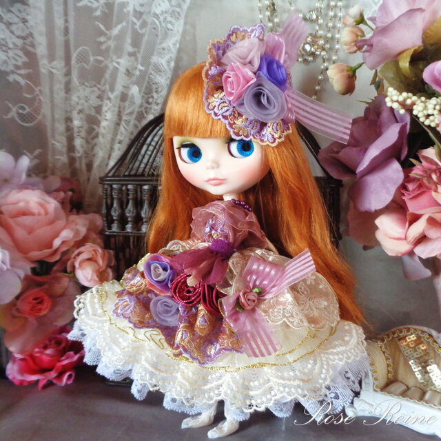 ロリータロマンス 魅惑のアシンメトリー 薔薇の妖精 スモーキーカラー
