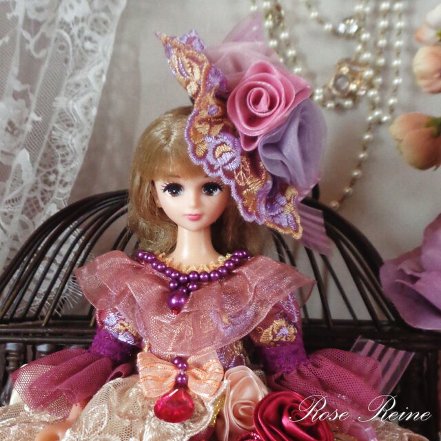 ロリータロマンス 魅惑のアシンメトリー 薔薇の妖精 スモーキーカラー