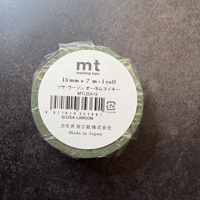 Lisa Larson×mt⋆༶⠜リサラーソン オータムマイキー マスキングテープ